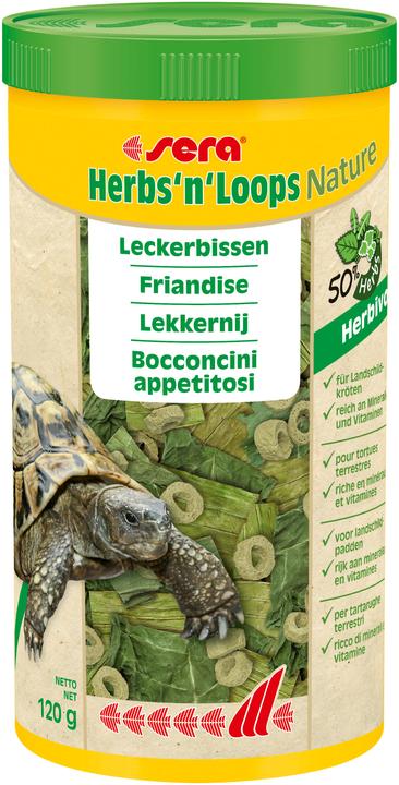 Actual product image Sera Herbs'n'Loops Nature (1 x, 0.12 kg)