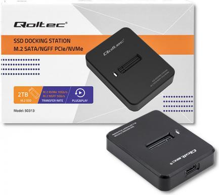 Image du produit Qoltec 50313 Station d'accueil SSD