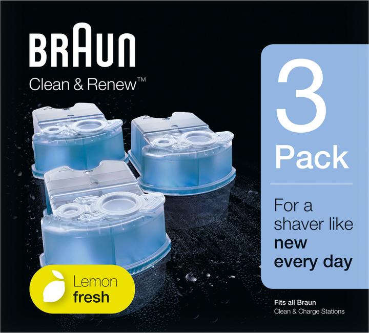 Braun 3er Reinigungskartusche (3 x)
