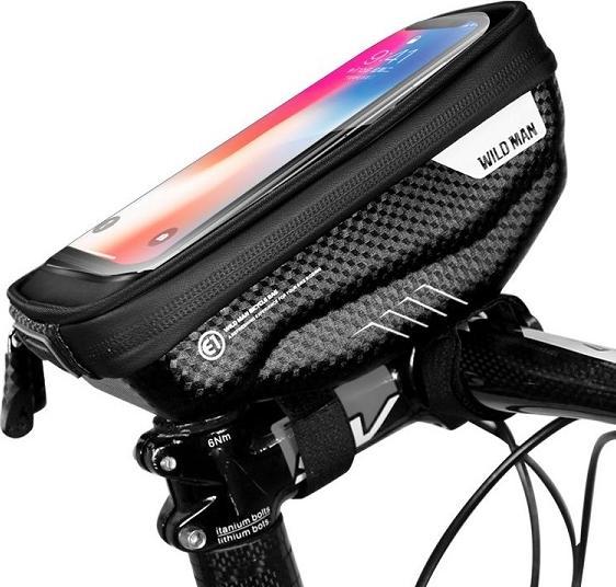 Actual product image Wildman Etui/uchwyt rowerowy S E1 sakwa na ramę czarna/black (1 l, Luggage carrier bag)