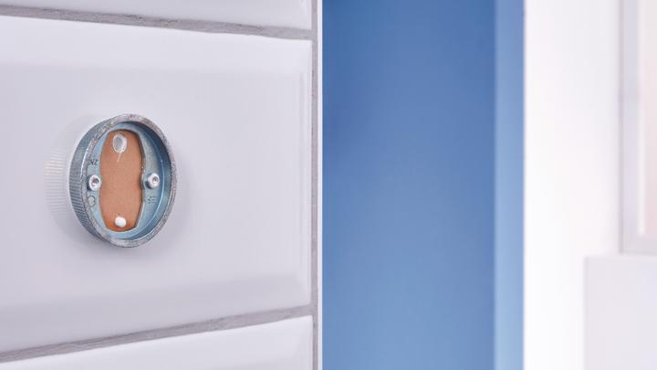 Immagine prodotto tesa Portasciugamani da bagno HUKK con due bracci con soluzione adesiva senza forare