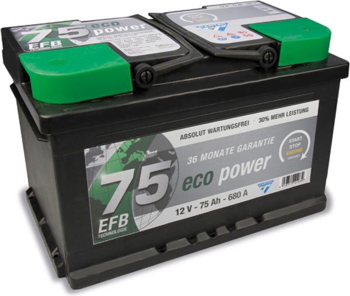 Cartec Eco Power 75 EFB (12 V, 75 Ah, 720 A)