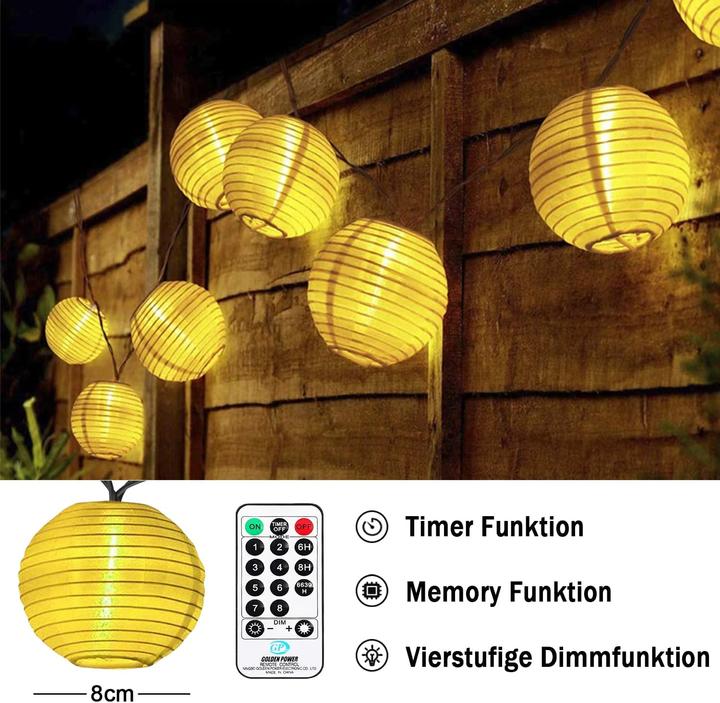 Produktbild Nurkoo LED Lampions (15 m)