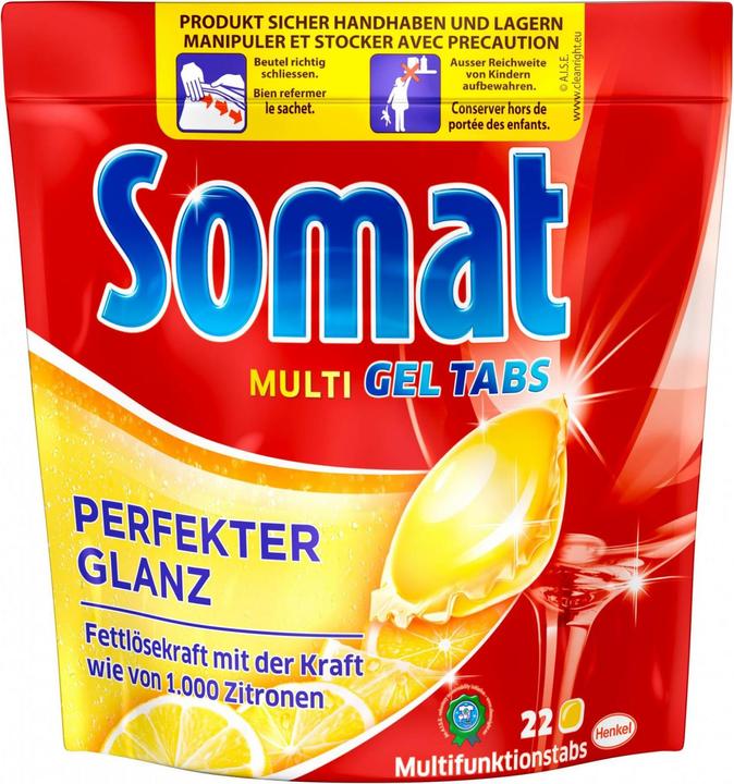 Somat Multi Gel Tabs Lemon (Gel, Tabs, 22 x)