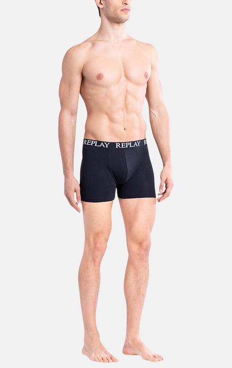 Produktbild Replay Trunk BOXER Style 01/C Basic Cuff Logo im 3er Pack (L, 3er Pack)