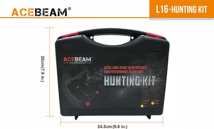 Produktbild AceBeam L16 Jagdset mit 2000 Lumen