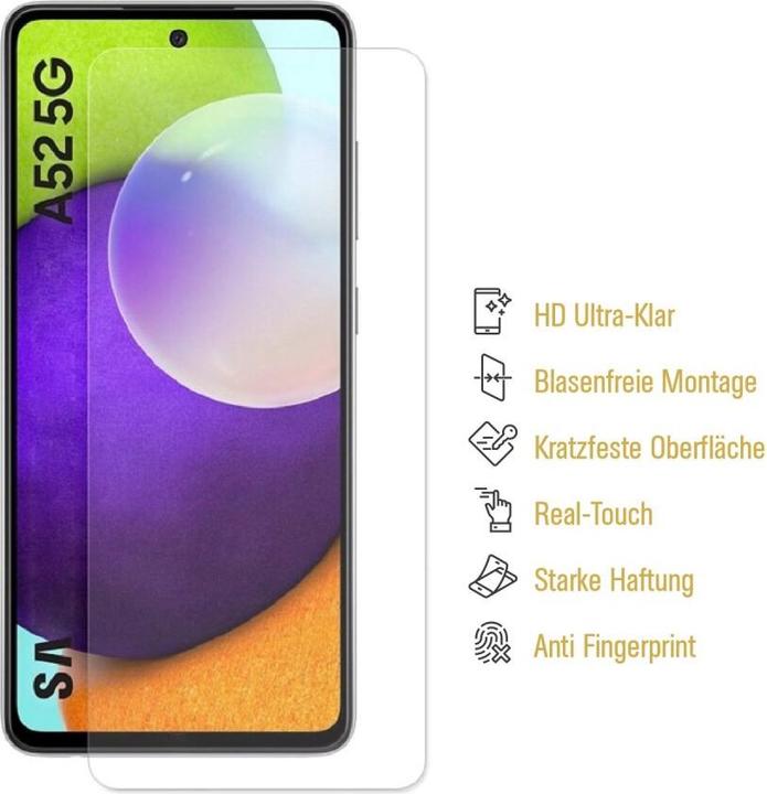 Produktbild Protectorking 4x 9H Panzerglas flexibel HD Klar (4 Stück, Samsung Galaxy A52)