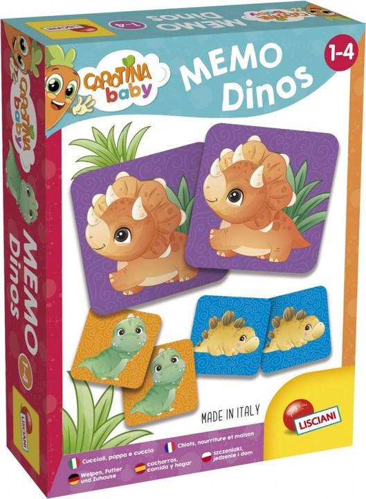 Immagine prodotto Lisciani Gioco di memoria per bambini Carotina - Dinosauri