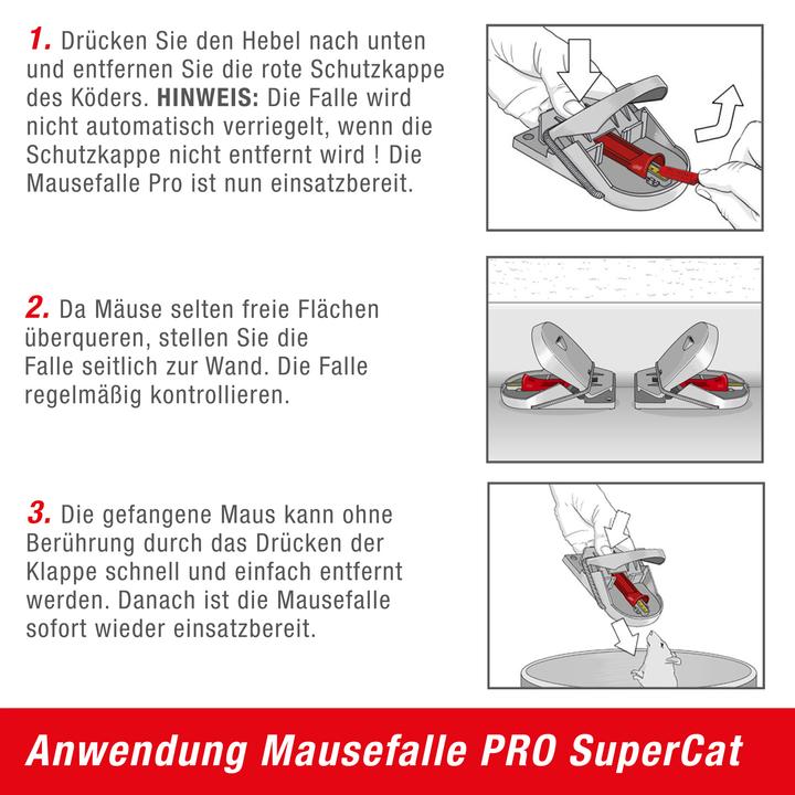 Produktbild Super Cat Mausefalle PRO SuperCat 2er