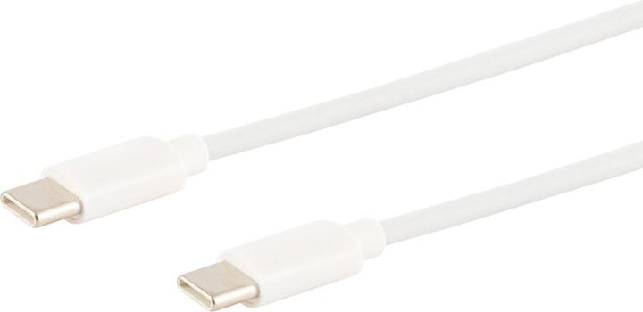 Actual product image S-Impuls Set of 3 charging & data cables USB-C, USB 2.0, PD, white, 1m (1 m, USB 2.0)