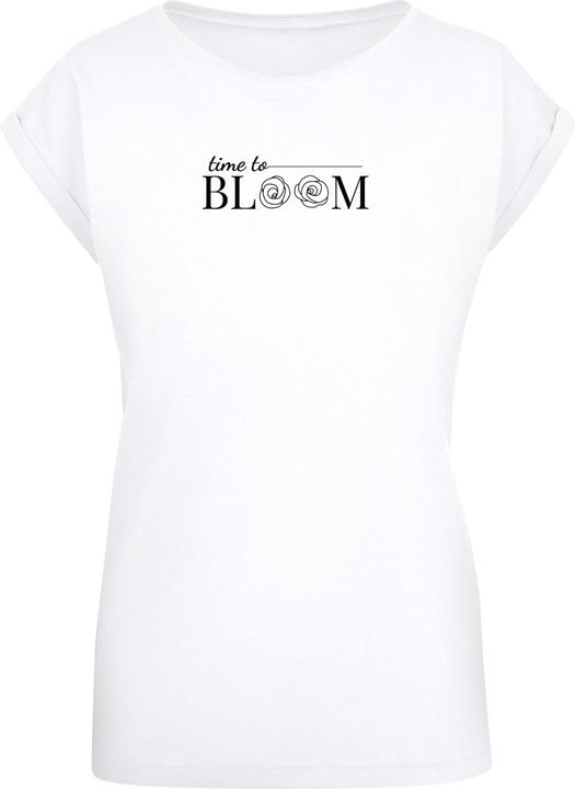 Actual product image Merchcode Ladies Time to bloom - Extended Shoulder Tee - 118693 (L)