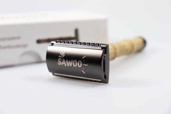 Produktbild Sawoo Rasierhobel Bamboo aus Messing u. Bambusholz inkl. 10 Rasierklingen