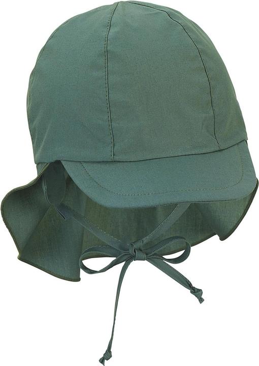 Actual product image Sterntaler Summer Cap with Neck Guard Dark Green Gr. 49 (49)