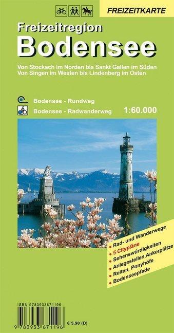Produktbild Karte Freizeitregion Bodensee