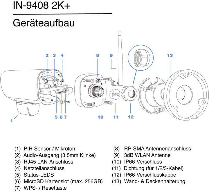 Actual product image Instar Surveillance camera (2560 x 1440 Pixels)