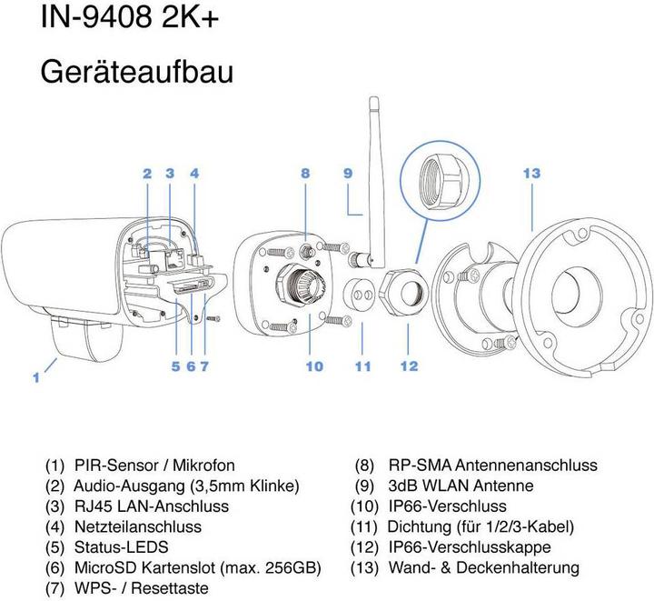 Actual product image Instar Surveillance camera (2560 x 1440 Pixels)