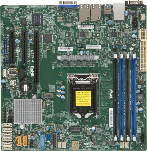 Immagine prodotto Supermicro X11SSH-F (LGA 1151, Intel C236, mATX)