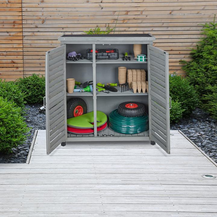 Actual product image Relaxdays Garden cabinet
