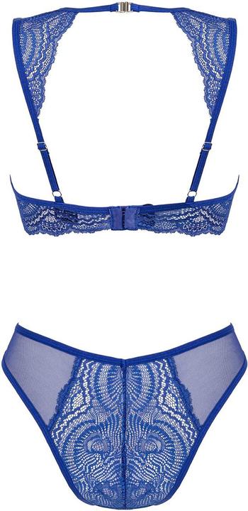 Image du produit Obsessive Giselia Lace Bra Set - Cobalt (S)