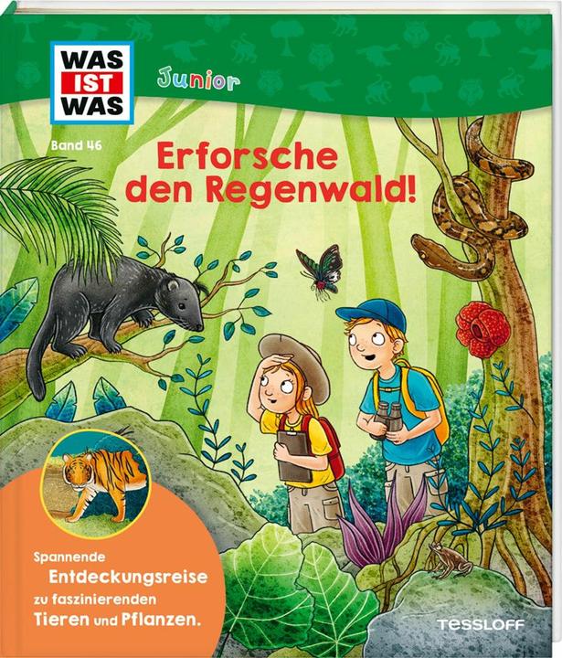 Immagine prodotto Tessloff WAS IST WAS Junior Band 46 Erforsche den Regenwald! (Tedesco, Dott.ssa Sabine Steghaus-Kovac, Alexandra Helm, 2025)