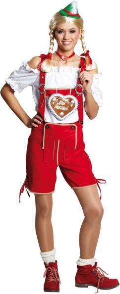 Rubies Tradizionale pantalone rosso taglia 36 (36)