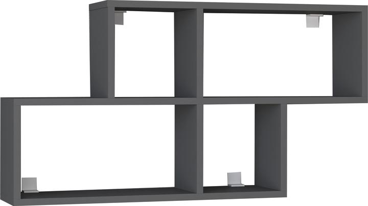 Produktbild VCM Holz Wandregal Hängeregal Regal Bücherregal Wandboard Deko Board Lusas (100 x 20 x 53 cm)