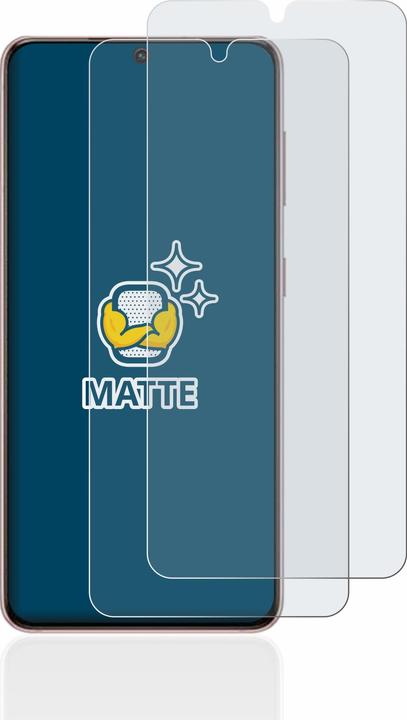 Actual product image BROTECT Anti-glare screen protector matt (2 Piece, Samsung Galaxy S21)