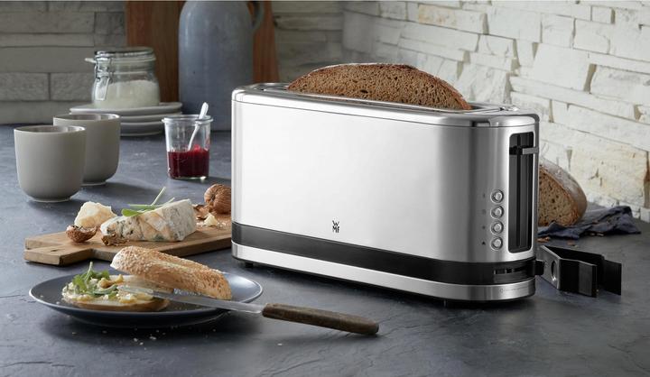 Produktbild WMF KÜCHENminis Langschlitztoaster 2-Scheiben mit Brötchenaufsatz