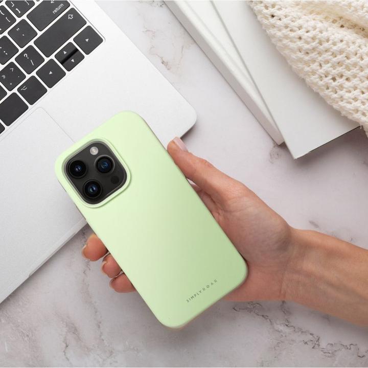 Actual product image Roar Back panel cover case CLOUD SKIN for IPHONE 15 Pro Light green (Apple iPhone 15 Pro)