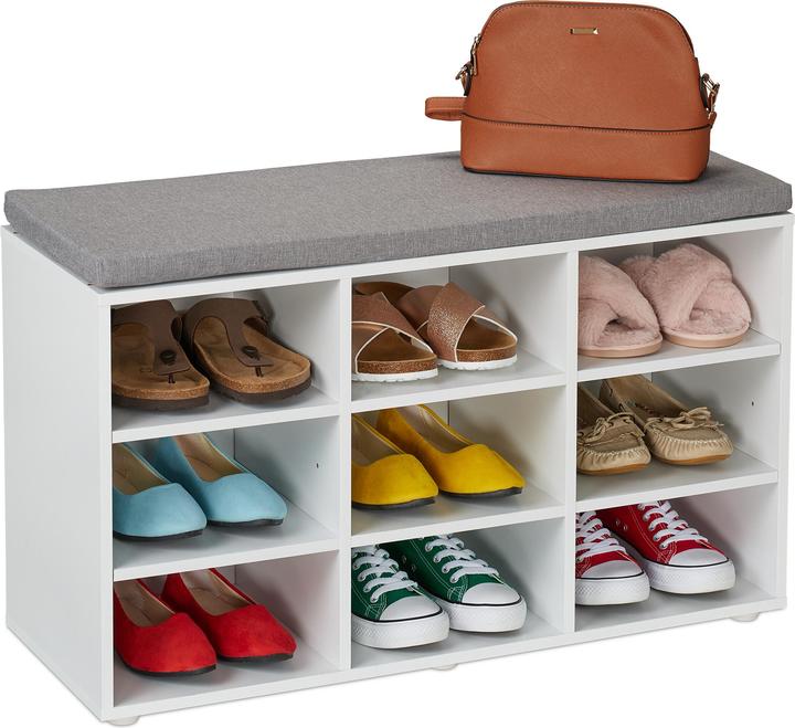 Relaxdays Schuhbank (104 x 30 x 48 cm)