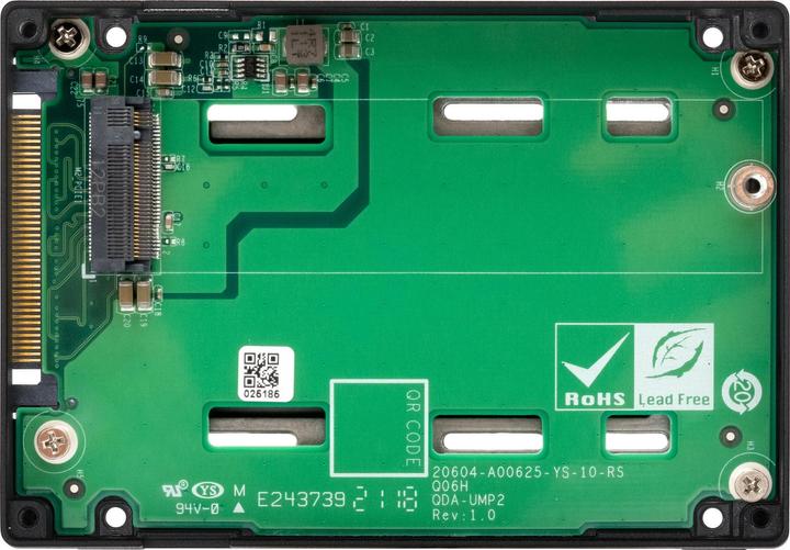 Produktbild QNAP U.2 NVMe to M.2 NVMe SSD PCIe Gen4 adapter