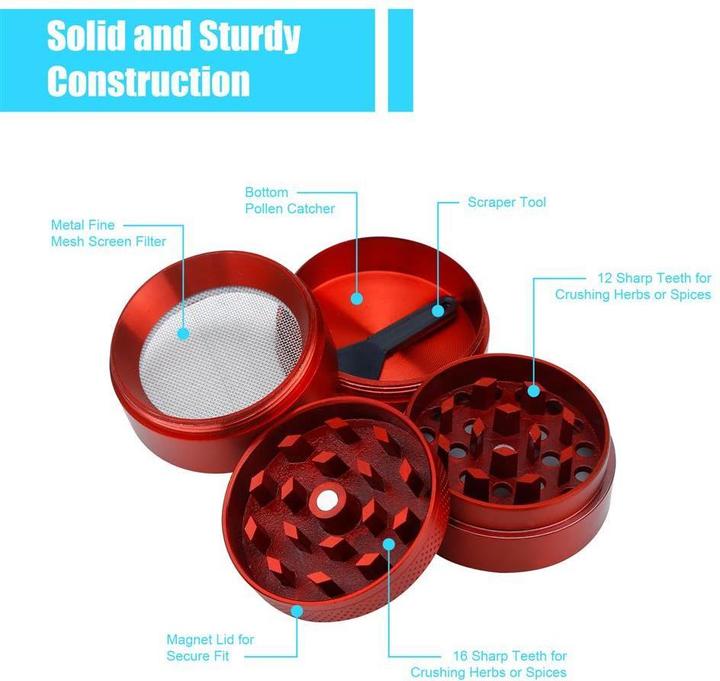 Produktbild Intirilife 4-teiliger Küchen Grinder (Diverse Gewürze)