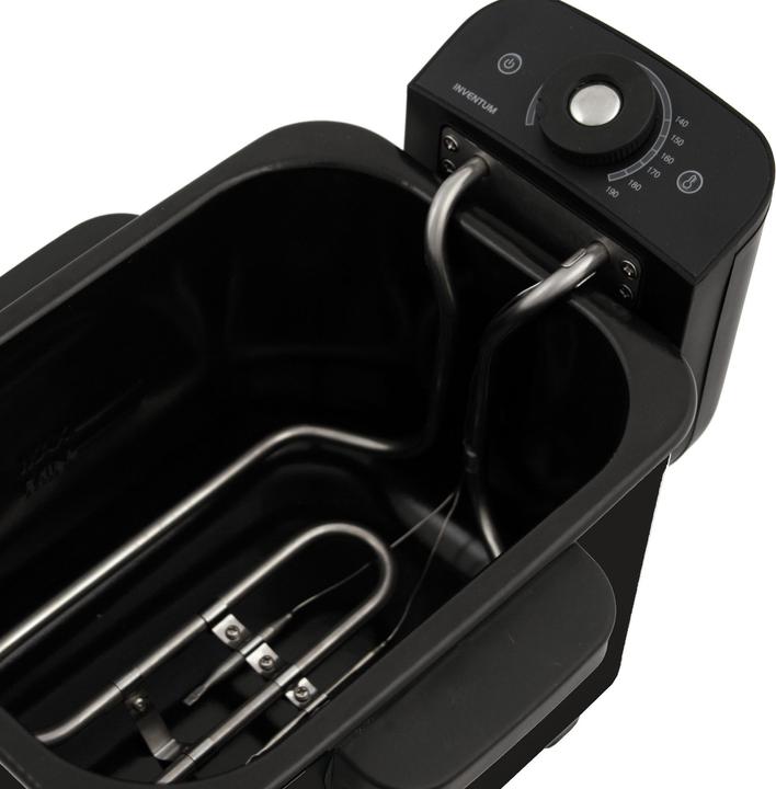 Image du produit Inventum GF431B - Koude zone frituurpan - Inhoud 3 liter - Zwart