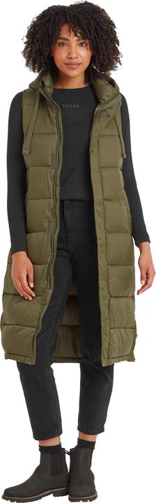 Actual product image TOG24 Womens/Ladies Newall Padded Long Gilet (34 D)