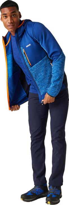 Actual product image Regatta Mens Cadford VI Marl Hooded Fleece Jacket (XXL)