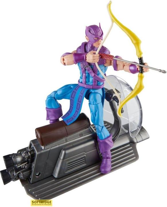 Actual product image Hasbro Avengers Marvel Legends figurine Hawkeye with Sky-Cycle 15 cm