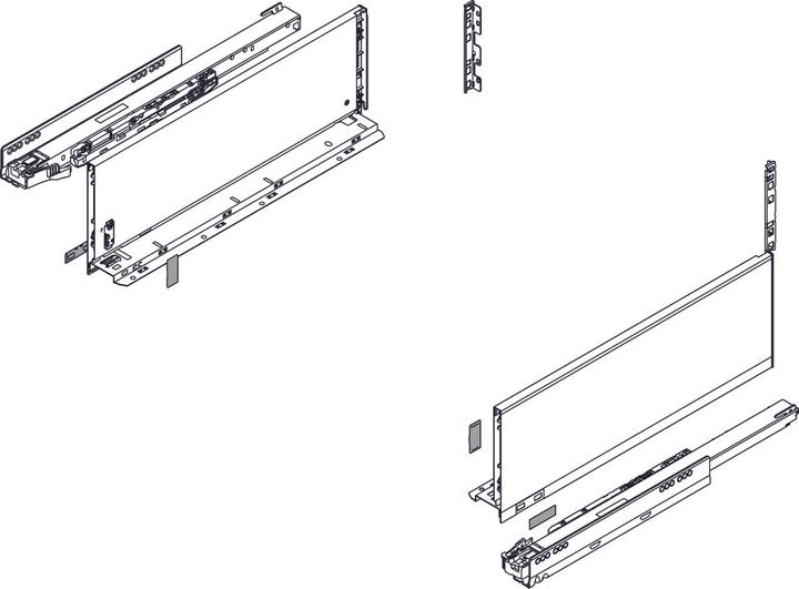 Blum Cassetto anteriore completo Legrabox pure C, 70 kg