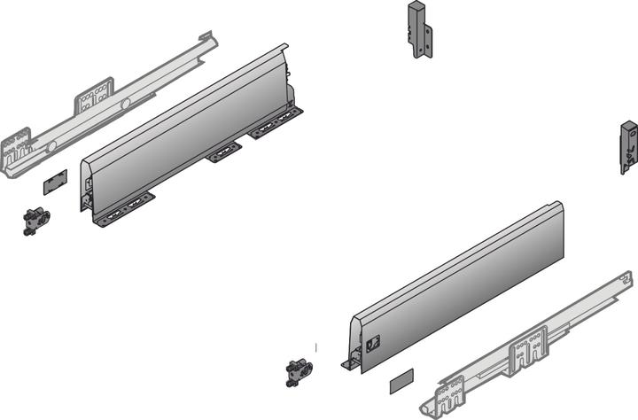 Hettich Schubkasten Komplett-Set ArciTech 126/126, 40 kg