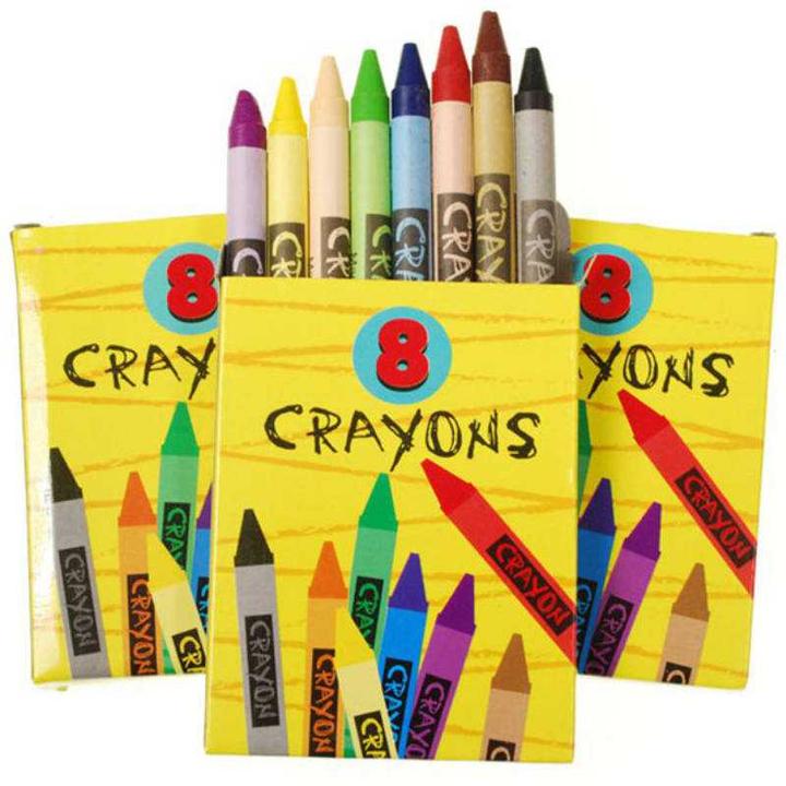 Produktbild Unique Boites de 8 crayons de couleur (6pcs) (Mehrfarbig, 6 x)