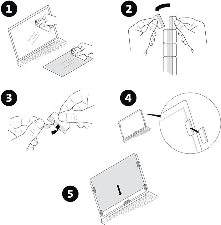 Immagine prodotto Kensington Filtro privacy - 2 volte, rimovibile (15.60", 16 : 9)