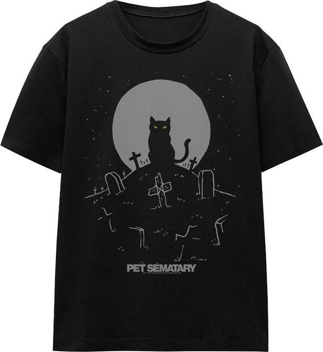 Produktbild Pet Sematary Cat With Tombstones TShirt (XXL)