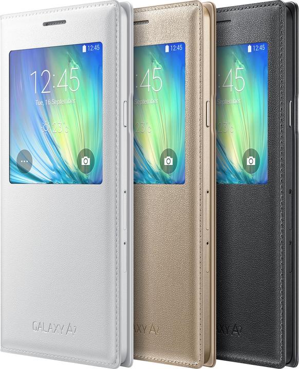 Actual product image Samsung Flip S-View EF-CA700BC Galaxy A7 black (Samsung Galaxy A7)