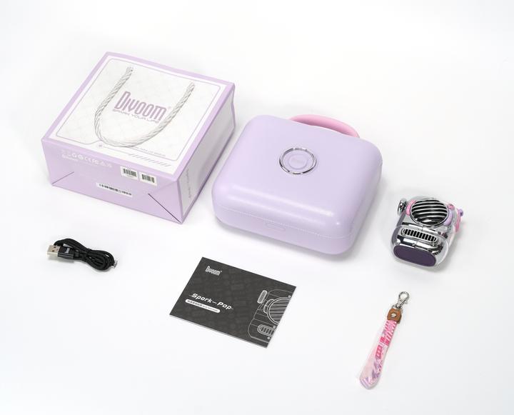 Actual product image Divoom Spark-Pop pink