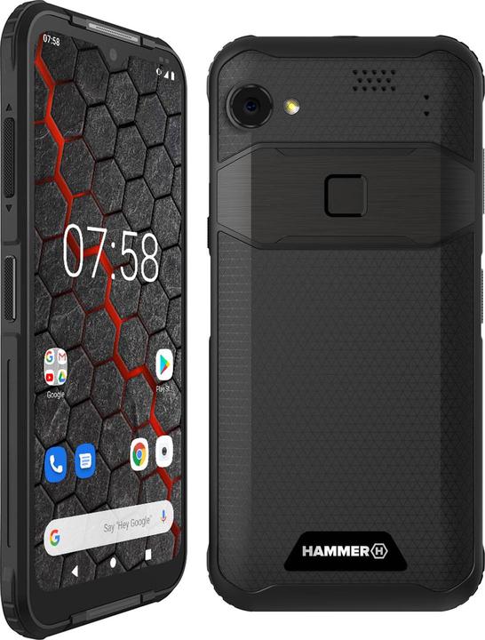 Myphone HAMMER Blade 3 (6.2 Zoll) Dual-SIM Android 10.0 USB Typ-C (64 GB, Schwarz, 6.20", SIM + eSIM, 48 Mpx, 4G)