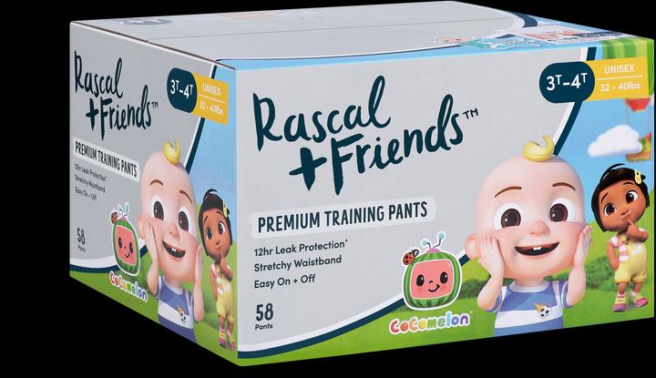 Actual product image Rascal+Friends RASCAL + FRIENDS Pants 5 size, 58pcs, 13-18 kg, 93594 (Size 5, Pack, 58 Piece)