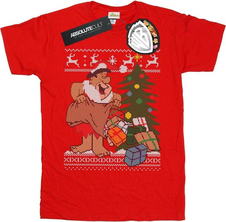 Produktbild The Flintstones Christmas Fair Isle TShirt (3XL)