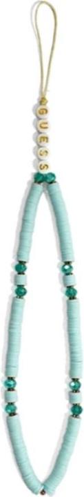 Actual product image Guess zawieska GUSTPEARP Phone Strap blue/Blue Heishi Beads (25 cm, Plastic)