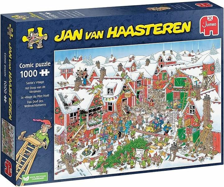 Actual product image Jan van Haasteren Puzzle - Santa's Village, 1000 pieces (1000 pieces)