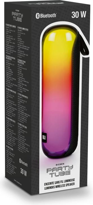 Immagine prodotto Bigben Tubo - Altoparlante Bluetooth (4 h, Senza fonte di alimentazione esterna)