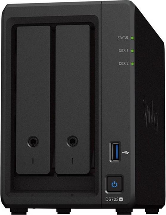 Actual product image Synology DS723+ (2 x 6 TB, Seagate Ironwolf)